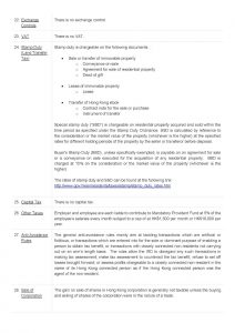 Screenshot of a document listing Hong Kong tax regulations and stamp duty information.