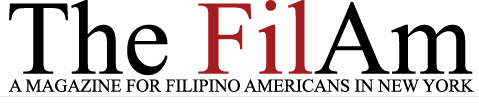 The FilAm logo, a magazine for Filipino Americans in New York.