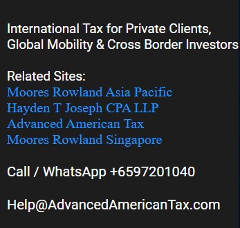International tax services for private clients, global mobility, and cross border investors.